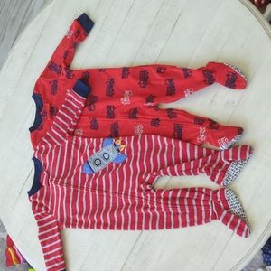 2 set, Carter's 12mo pajamas